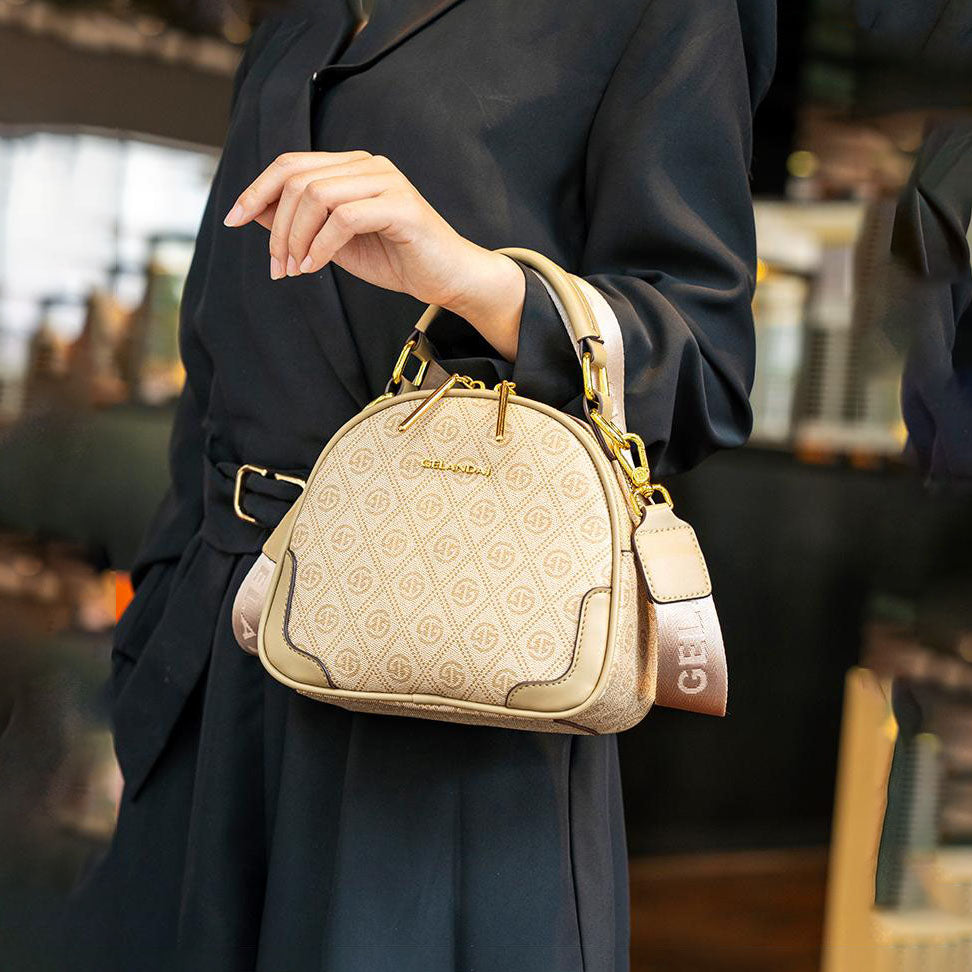 Stylish Printed Round Handbag 9360