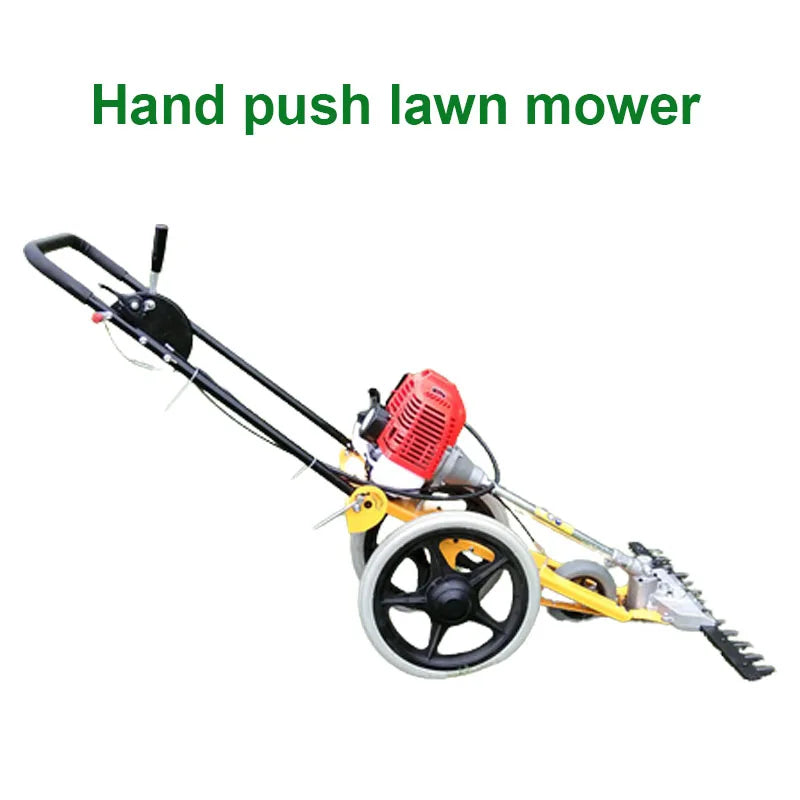 Multifunctional Four Stroke Small Hand Push Lawn Mower For Land Reclamation/Agricultural/Orchard Brush Cutter