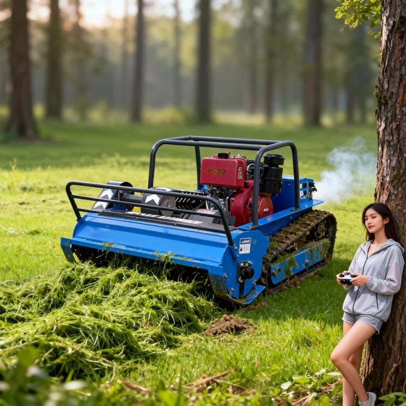 Customized Hot Selling Garden Flail Lawn Mower - New Multifunctional RC Model for Agricultural Farm Maintenance