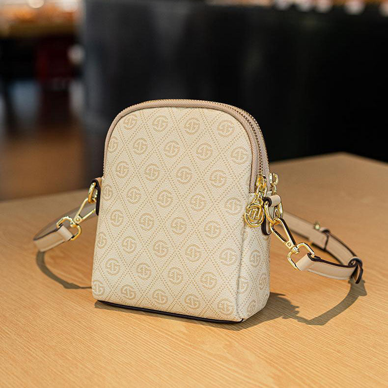 Soft Leather Premium Mini Crossbody Bag 9866