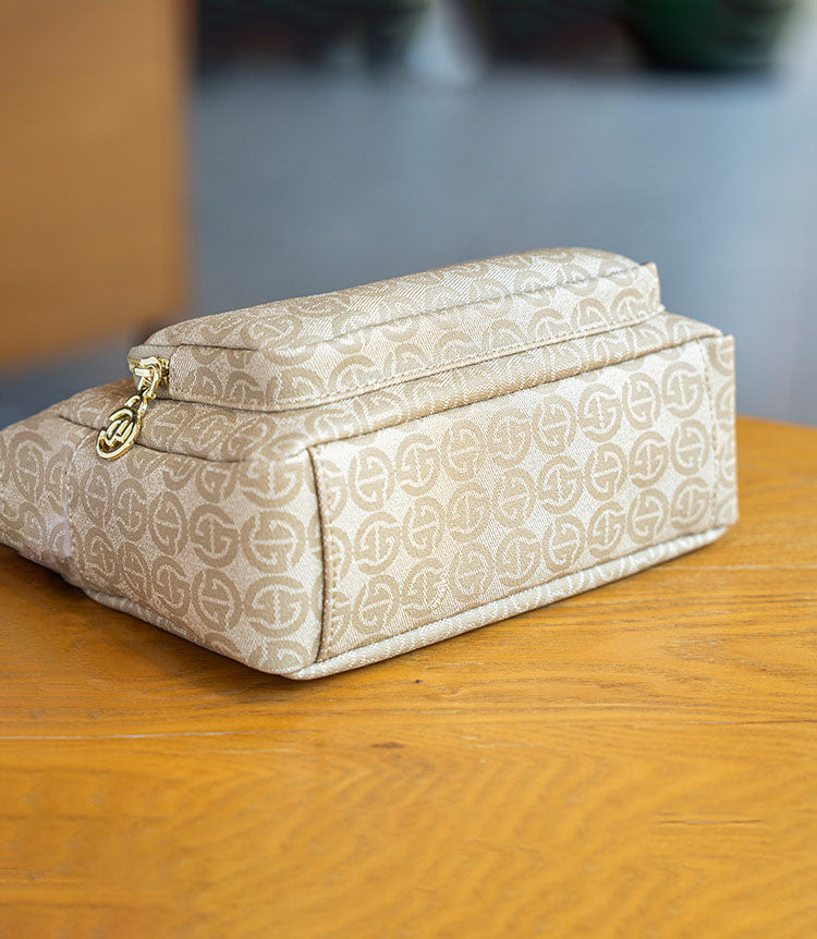 Minimalist Printed Square Crossbody Bag 8010
