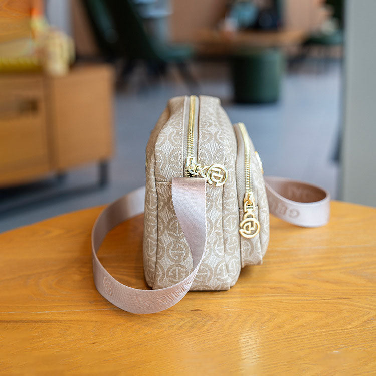 Minimalist Printed Square Crossbody Bag 8010