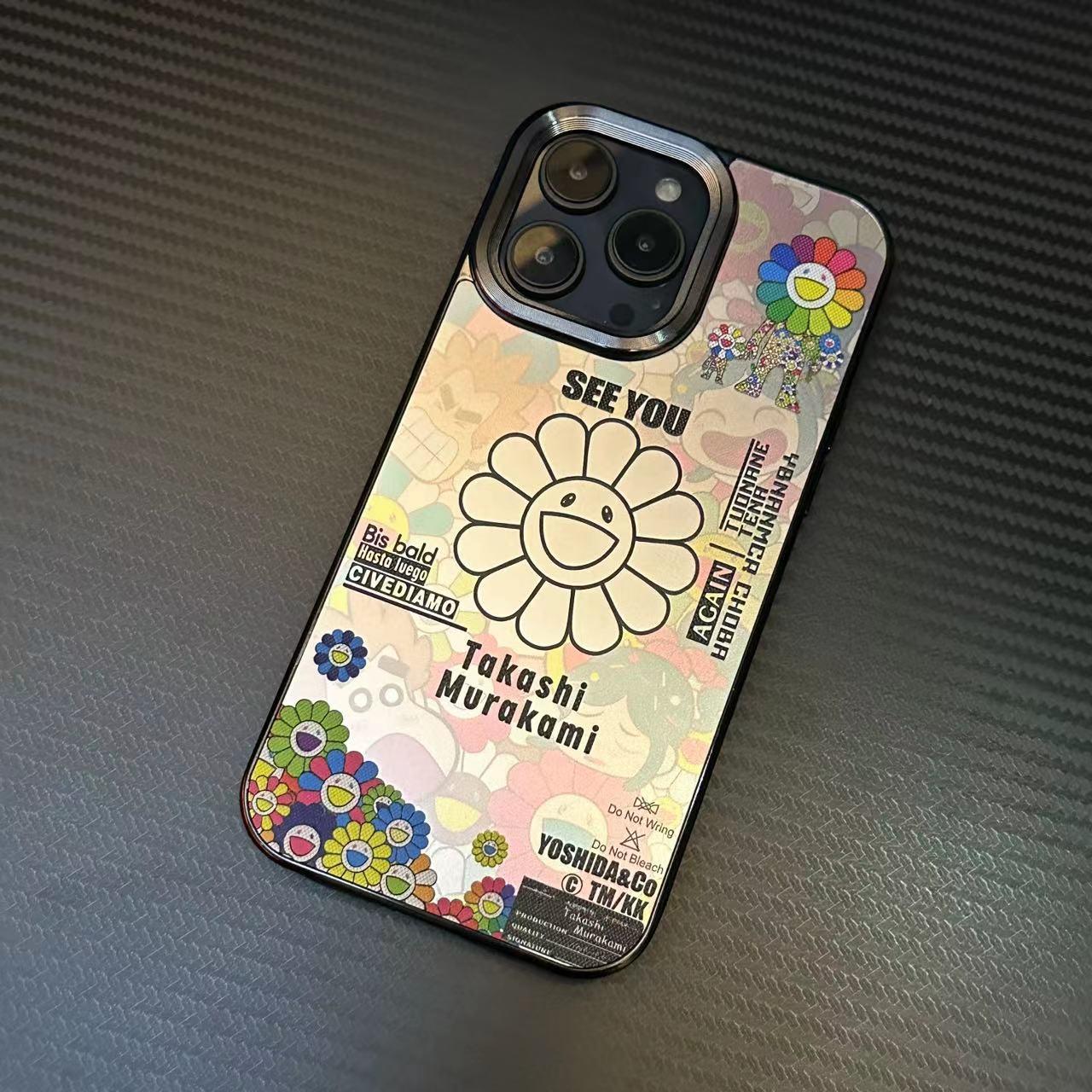 Sunflower Couple Matte iPhone Case