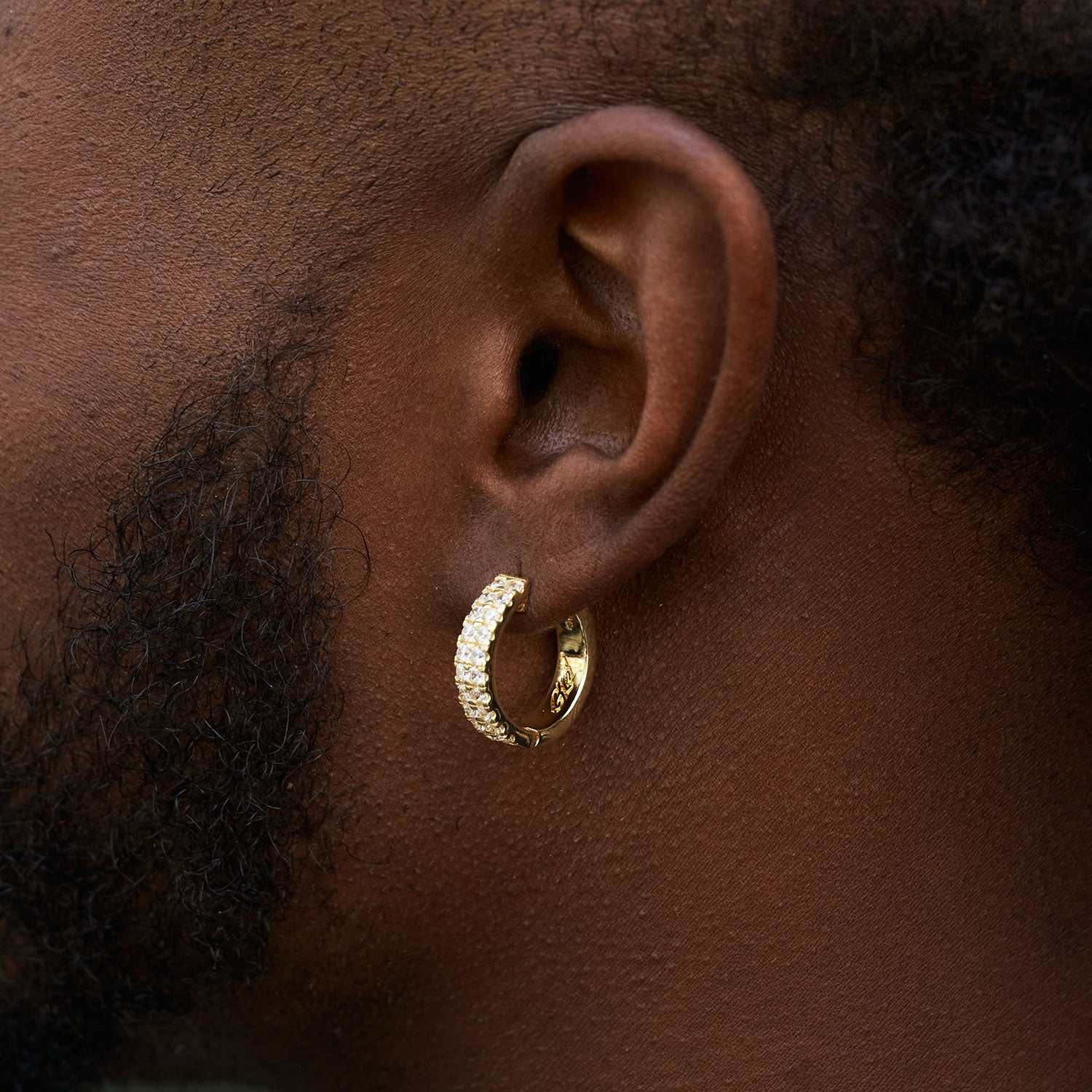 Double Row Small Hoop Earrings