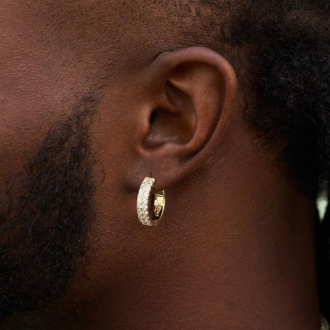 Double Row Small Hoop Earrings