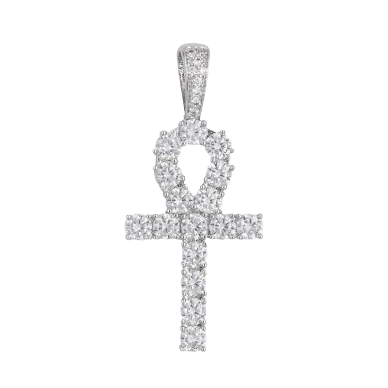 Heart and Cross Set in White Gold