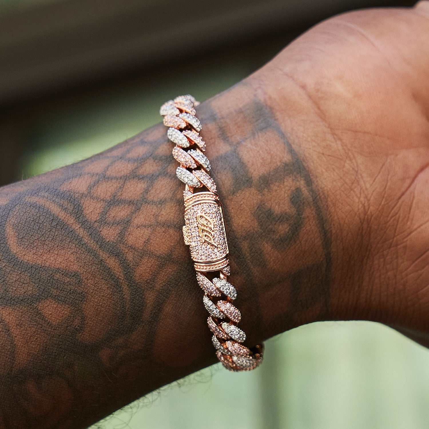 Two-Tone GLD Link Bracelet - 8.5mm